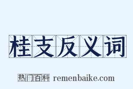 桂支反义词是什么意思的图片